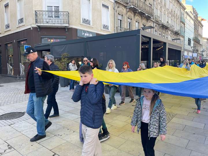 Ukrainians meeting in Valence in 2025
