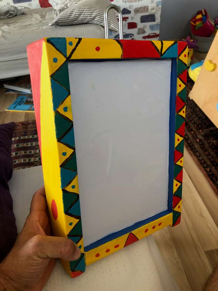 Light box for the kids, Art and tech